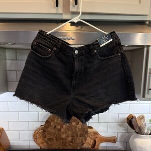 Abercrombie & Fitch Black Jean Shorts